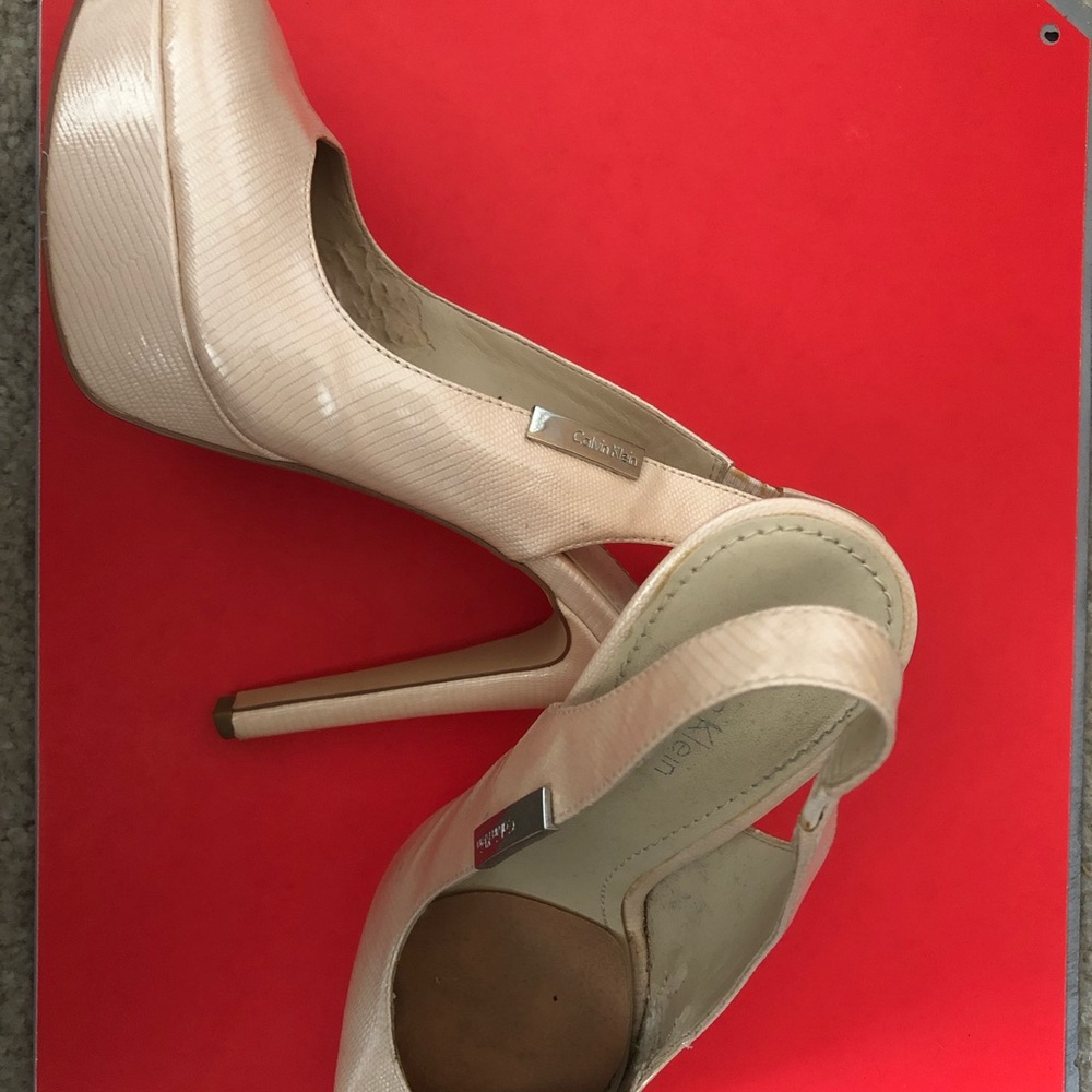 Used Calvin Klein Platform Heels